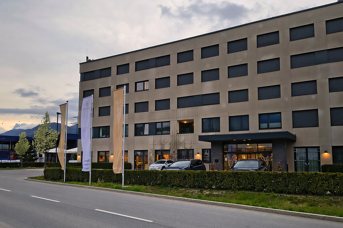 Hotel Goldene Gams in Kematen als Zwischenstopp auf der Fahrt zwischen Amsterdam und dem Gardasee